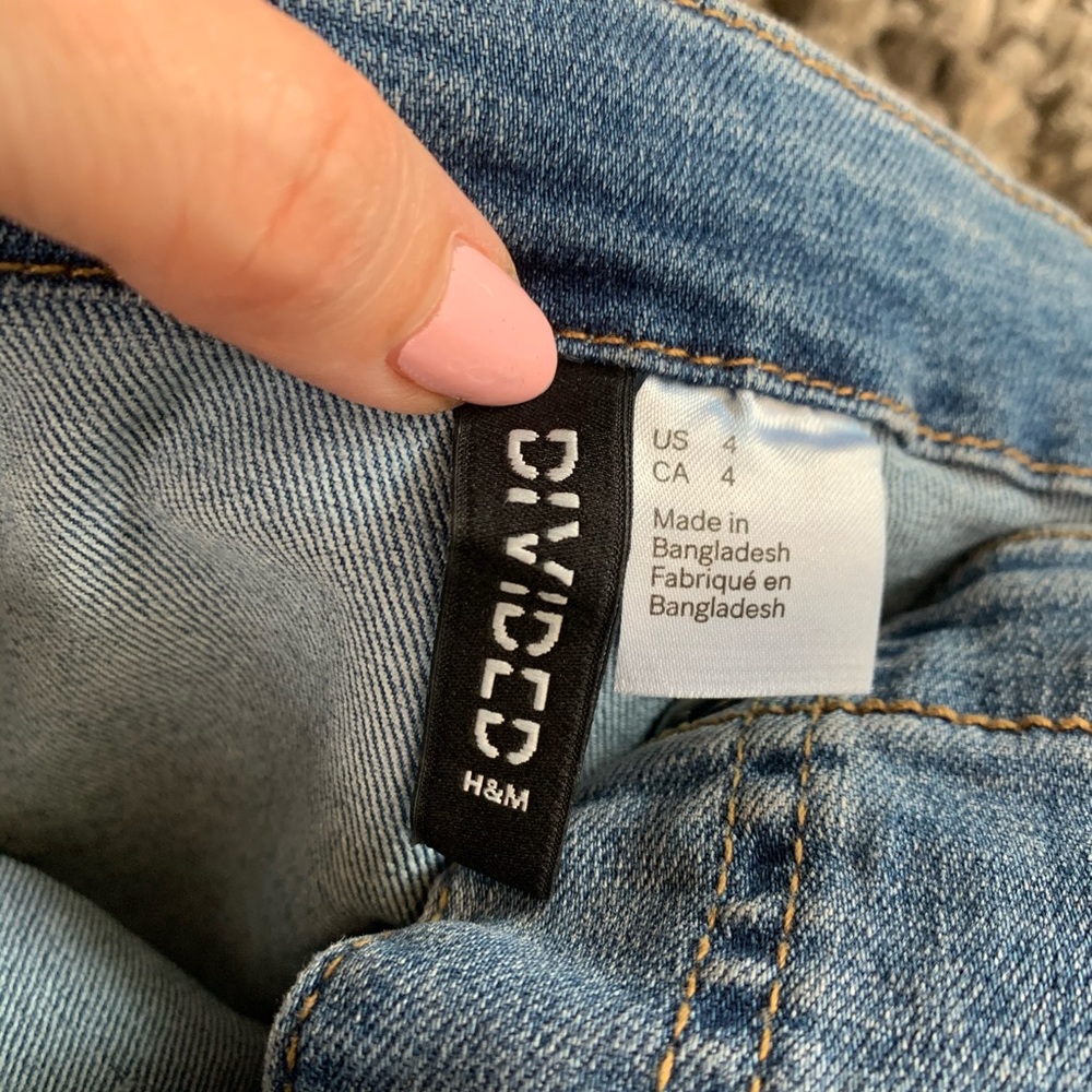 H&M Divided Denim Jumper Dress - Picture 7 of 8